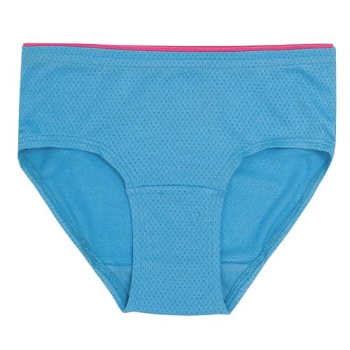 Fruit of the Loom Girl's Breathable Underwear, Brief - 6 Pack - Solids/Swirl, 10 — view 3