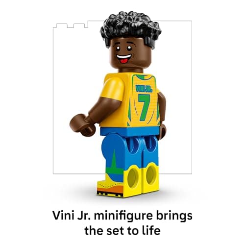 LEGO Editions Vini Jr. – Soccer Highlights - Building Set for Boys & Girls, Ages 10+ - Collectible Soccer Gift W/Plaque - Kids Bedroom or Shelf Decor - 43027 — view 4