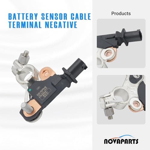 NOVAPARTS Battery Sensor Cable Terminal Negative LR038721 for Land Rover Range Rover Evoque 2012-2016, Range Rover 2013-2016, Range Rover Sport LR4 2014-2016, LR2 2013-2015 LR026038 LR038720