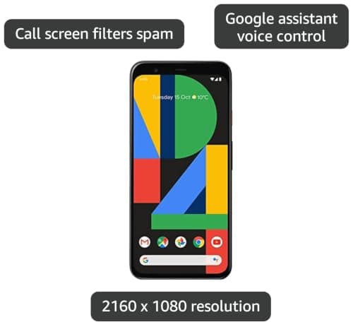 Google Pixel 4 - Clearly White 128GB - Unlocked — view 2