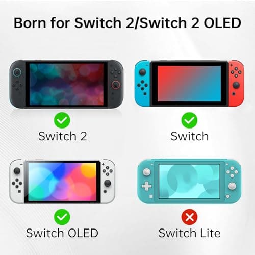 AHGEIIY Switch 2 Dock for Nintendo Switch Docking Station, Upgrade for Nintendo Switch TV Adapter with 4K@ 60Hz HDMI USB 3.0 and 100W PD Port, Portable Travel Dock for Switch 2/OLED MacBook Steam Deck — view 5