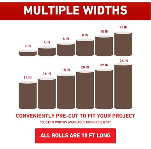 EAGLE 1: 26 Gauge General Use or Roofing Flashing Rolls - DIY or Contractors (Brown, 6 in x 10 FT) — view 5