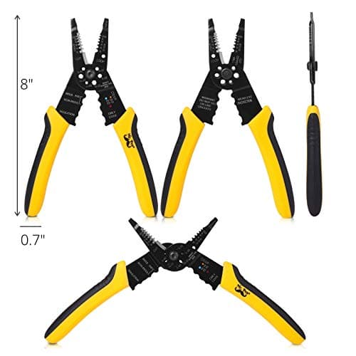Mr. Pen- Wire Stripper, 8 inch, Wire Cutter, Wire Stripper Crimper — view 5