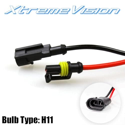 XtremeVision HID Xenon Replacement Bulbs - H11 5000K - Bright White (1 Pair) — view 3