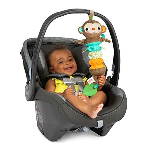 Bright Starts Pull, Play & Boogie Musical Activity Toy for Stroller - Monkey - Unisex, Newborn + — view 2