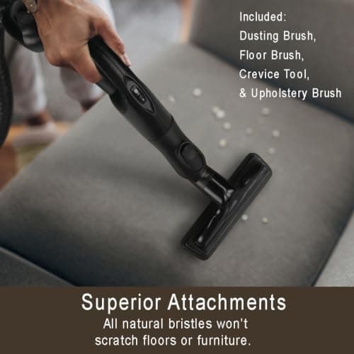 Filter Queen Majestic Surface Cleaner, Bronze, Canister Vacuum with Bagless Cyclonic Action, The Ultimate All-in-One Cleaning Machine — view 2