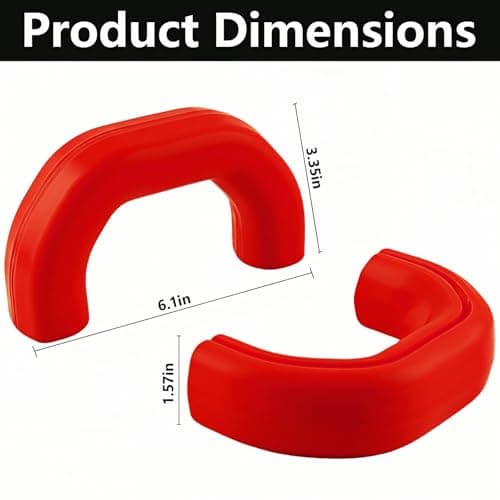 Customized Front Tow Hooks Covers for RAM 2500/3500(2019-2026) -Hitch Cover,Protect and Enhance Your Vehicle’s Front End,Red Finish — view 2