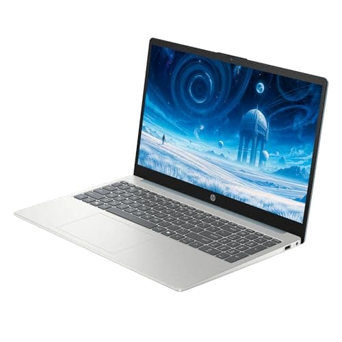 HP 15.6" FHD Touchscreen Business Laptop Computer, 8GB RAM 256GB SSD, 8-Core Intel Core i3, Windows 11 with Copilot AI, Moonlight Blue (Renewed) — view 3