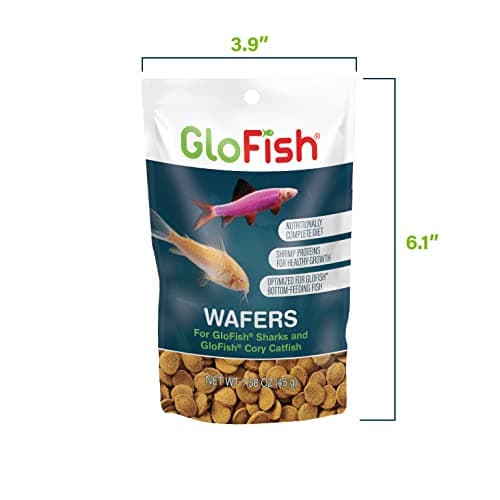 Tetra GloFish Wafers for Sharks and Cory Catfish, 1.58 Oz., Bottom-Feeding Fish Food — view 5