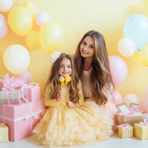 Kate 6ft×9ft Solid Light Yellow Microfiber Backdrop for Photography Studio, Children and Headshots, Includes Only a Backdrop