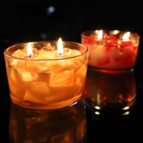 Primal Elements Color Bowl Candle, 2-Wick, Hand Poured, Soy Blend, Tahitian Vanilla, 9.5oz — view 3