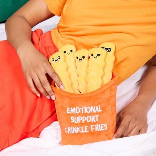 WHAT DO YOU MEME? Emotional Support Crinkle Fries — Plush Fries by Emotional Support Pals — view 4