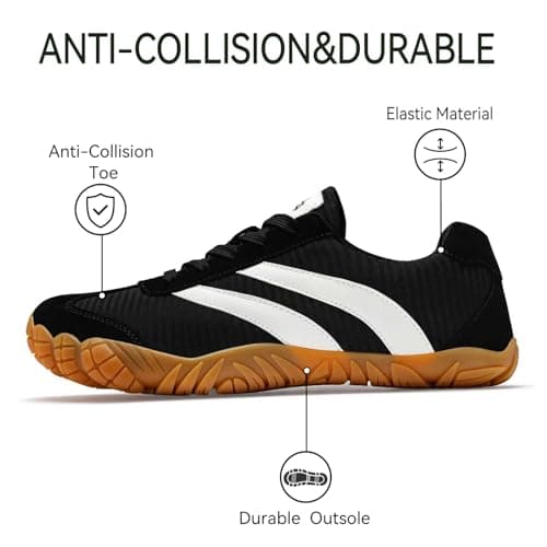 Barefoot Shoes Women Casual Sneakers,Wide Toe Box Shoes Women Zero Drop Barefoot Shoe Men,Minimalist Trail Running Shoe,Non-Slip Lightweight Breathable Comfortable Fashion Walking Hiking Shoes Unisex