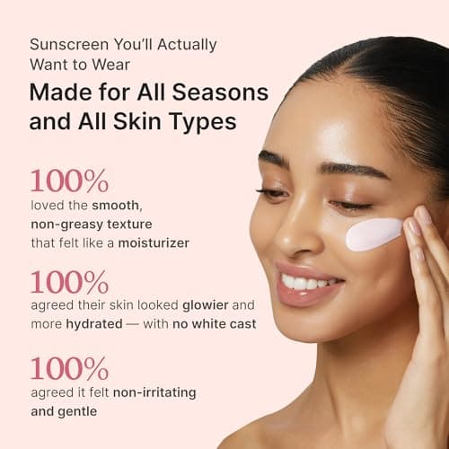 medicube Sunscreen No Cast Just Glow Collagen | SPF 50 Broad Spectrum Face Sunscreen | Lightweight, Non-Sticky, Hydrating Formula | Peptide, Cica for Soothing & Glow | Korean Skincare — view 4