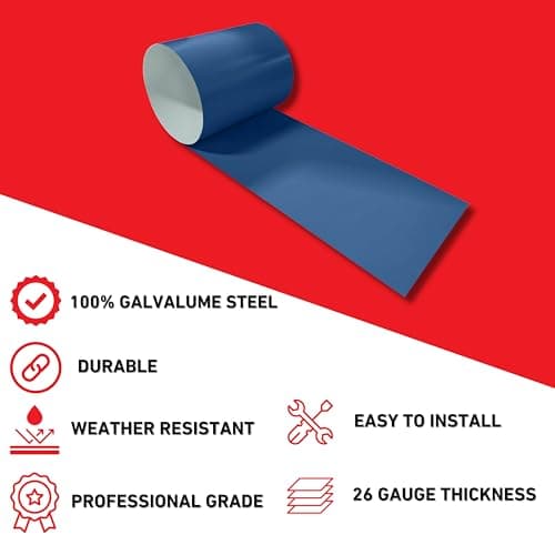 EAGLE 1: 26 Gauge General Use or Roofing Flashing Rolls - DIY or Contractors (Brown, 6 in x 10 FT) — view 2