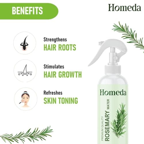 Rosemary Water for Hair Growth Spray (200ml) Romarin Eau Cheveux Hair Mist