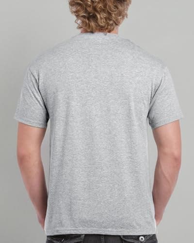 Gildan Adult Ultra Cotton T-Shirt, Style G2000, Multipack, Sport Grey (2-Pack), X-Large — view 5