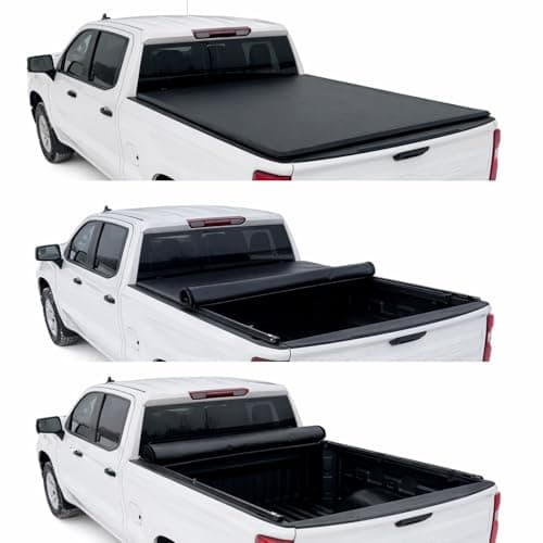 Soft Roll Up Truck Bed Tonneau Cover, 2016-2026 Tacoma 6' Bed (73.7''), Weatherproof, Full Bed Access, by Tonno Monster