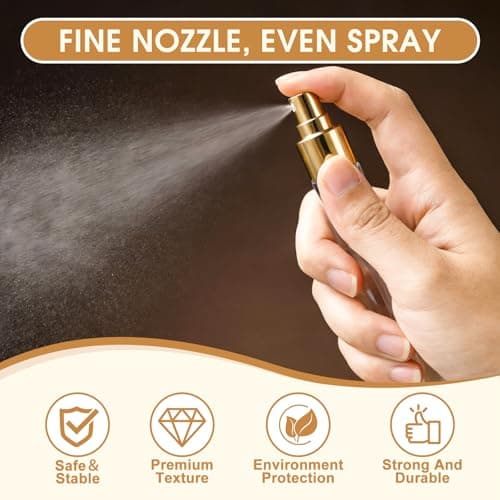 Mini Glass Spray Bottle 20pcs 5ml Clear Spray Bottle Empty, Fine Mist Refillable Mini Perfume Spray Bottle, Perfume Atomizer, Travel Spray Bottle For Hair, Small Empty Sample Containers Portable — view 3