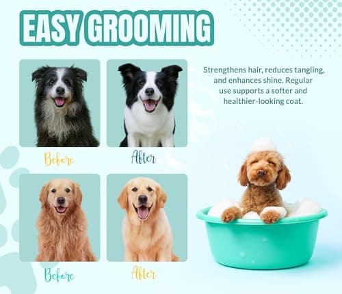 ALFIE'S CHOICE Dog Shampoo for Dry Itchy Skin | Calm & Comfort Shampoo and Conditioner Set | 16 fl oz Each | Lavender, Rosemary & Vitamin E | for Sensitive Skin & All Breeds — view 4