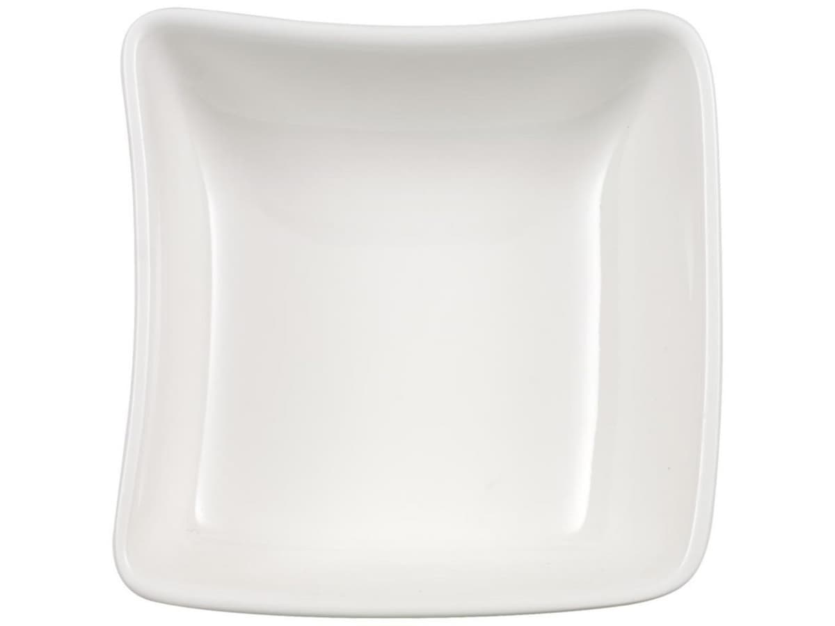 Villeroy and Boch NewWave Cuenco para Aperitivos y Salsas,Tazón de inmersión, Blanco, 8,5 x 8,5 cm