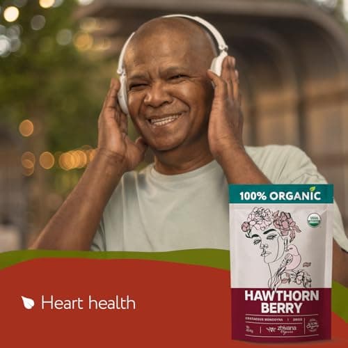 Hawthorn Berry Tea Organic (16 oz) – Support Heart Health, Pressure Balance — view 3