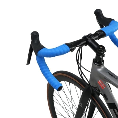 Szynic BD13 Bike Handlebar Tape, EVA Road Bike Bar Tape with Shock Absorbing Cushioning, Anti-Slip Bicycle Handlebar Wrap, Heavy-Duty Acrylic Double Sided Tape, (Blue) — view 5