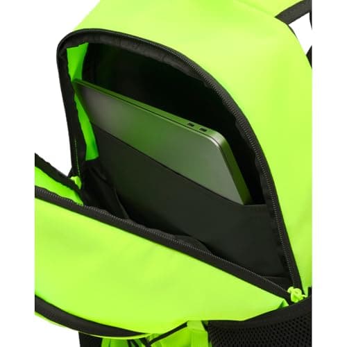 Under Armour Unisex Hustle Sport 6.0 Backpack, (389) Hyper Green/Black/Black, One Size Fits Most — view 3