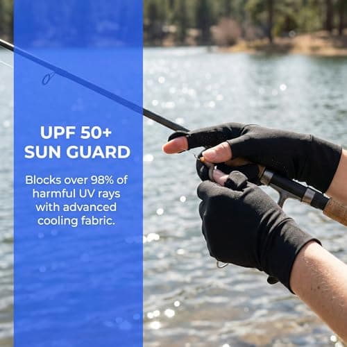 Sun Gloves for Women UV Protection, Touch Screen Non-Slip Driving Cycling — view 3