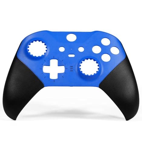 Csvrzuwo Faceplate Shell Compatible with Xbox Elite 2 Controller, Xbox Elite Series 2 Controller DIY Replacement Precision Front Housing Cover Repair Accessories Blue