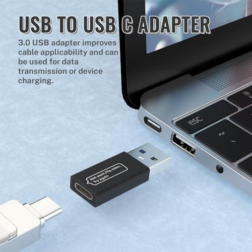 ATTACK SHARK CO4-C Coiled USB C Cable for Mechanical Keyboard with USB to USB C Adaptor, Type C to Type C, TPU Double Sleeved Spring Charging Cable with 5-Pin Metal Aviator Connector, 4.92ft Length — view 3