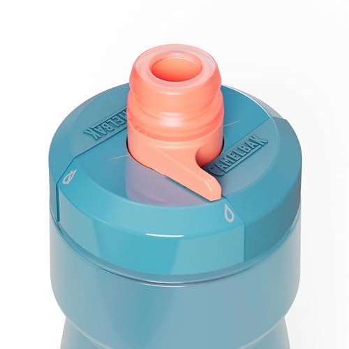 CamelBak Podium Bike Squeeze Water Bottle, High Flow Easy Squeeze Design for Cycling Performance, 24oz, Mercury Teal — view 3