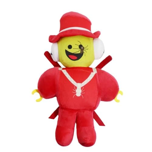 Steal a Brainrot Plush, Soft Huggable Decor for Rooms, 67 Plush, Strawberry Elephant, Los Tralaleritos, Lucky Block, Esok Sekolah, Sammy Plush, Collectible Gift for Fans (Red)