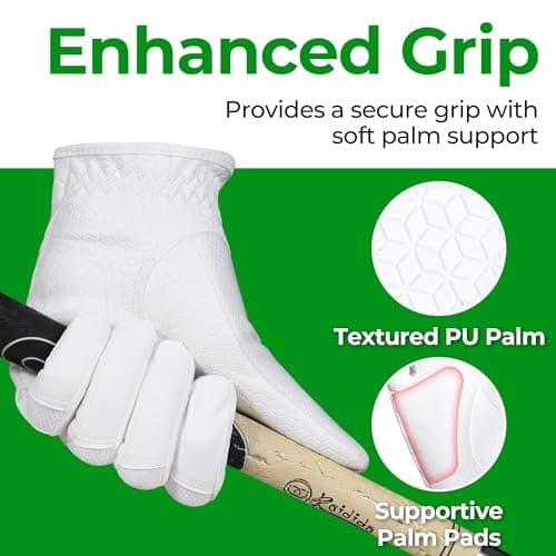 GIAMZONP Womens Golf Glove for Left or Right Hand 1 Pack, Breathable Lightweight Ladies Golf Glove with Non-Slip Grip for Women Golfers — view 3
