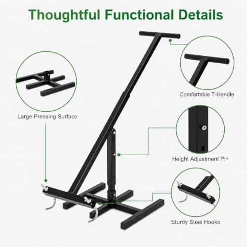 Trash Can Compactor Tool, Waste Recycling Hand Tool, Heavy-Duty Trash Compactor for Outdoor Use, Touchless Bin Compactor (1Pc) — view 5