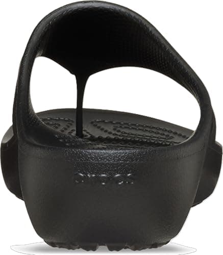 Crocs Women's Kadee Wedge Lightweight Platform Flip Flop Sandals, Black, Size 7 — view 2