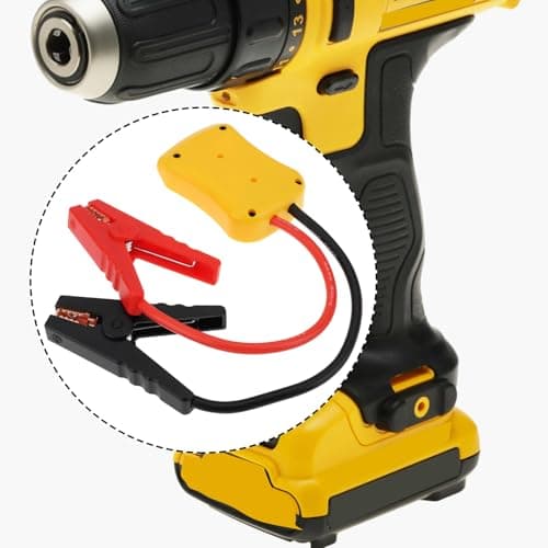 LT Easiyl Power Tools 18/20V Power Battery Jumper Starter 8AWG 30cm Compatible with DeWalt 18V Bseries Battery