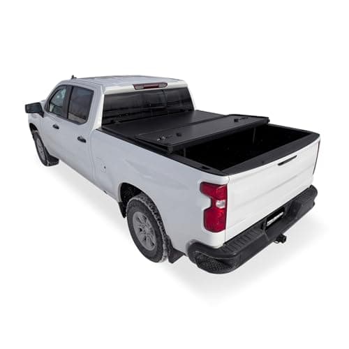 Hard Tri-Fold Truck Bed Tonneau Cover, 2009-2026 RAM 1500 Without RamBox 5'7" Bed (67.4''), Dent-Resistant, Weatherproof, by Tonno Monster