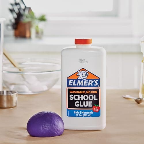 Elmer's Liquid School Glue, White, Washable, 32 Ounces - Great for Making Slime, Arts & Crafts, Back to School, #1 Teacher Brand — view 4