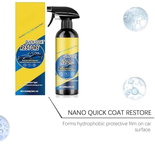 2PC Nano Quick Coat Restore,Quick Effect Coating Agent for Car,2026 NEW Advanced Automobile Quick Coat Restore Spray,Car Coating Spray for Dust Proof and Glazing Effects,Quick Shine for Auto Exterior — view 3