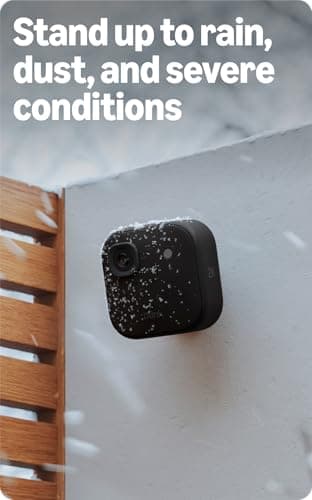 Blink Outdoor 2K+ (newest model) — Wireless smart security camera, 2K video resolution, enhanced audio, two-year battery. Sync Module Core included — 1 camera system (Black) — view 4