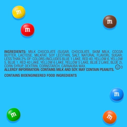 M&M'S Milk Chocolate MINIS Size Candy 1.77-Ounce Tube 24-Count — view 2