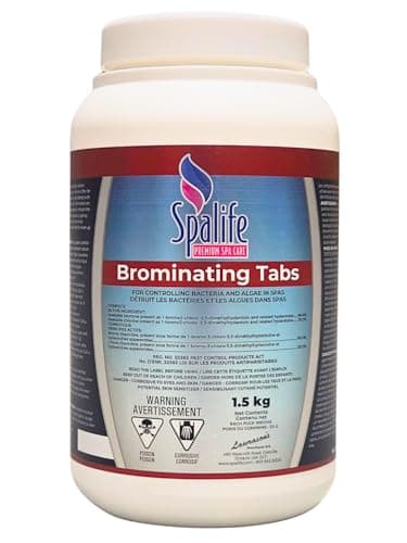 2 Pack | (1) Brominating Tabs 1.5kg (1) Shock Chlorine Free 950g | Oxygen-Based | Oxidizes Organic Waste | Hot Tub & Spa Chemicals & Accessories