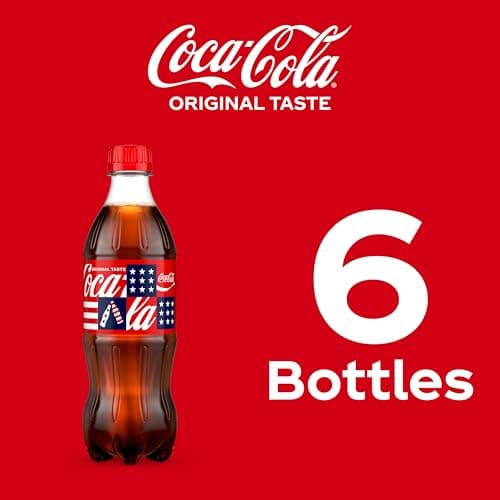 Coca-Cola Soda Soft Drink Bottles, 16.9 fl oz, 6 Pack — view 3