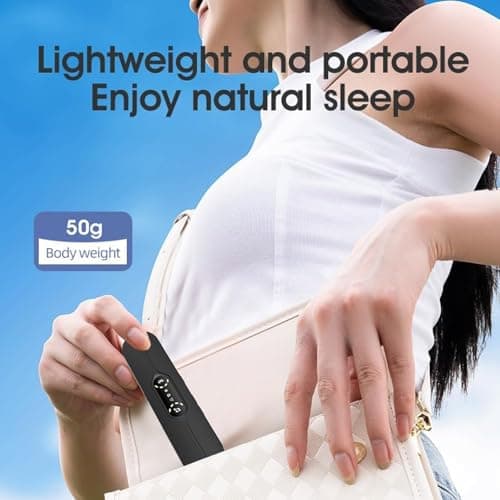STEHEALTH Under-Pillow Speaker for Sleeping - Mini Portable Wireless Bluetooth Bone Conduction, with White Noise & Timer | Supports TF Card, Suitable for Side Sleepers and Sleep Difficulties (Black) — view 4