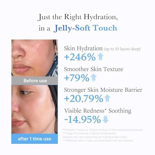 medicube Jelly Cream with Hyaluronic Acid | Daily Moisturizer for All Skin Types | Long-lasting Hydration with Hyaluronic Acid, Ceramides, Multi Peptides | Supports Skin's Natural Barrier | 1.69 fl.oz — view 3