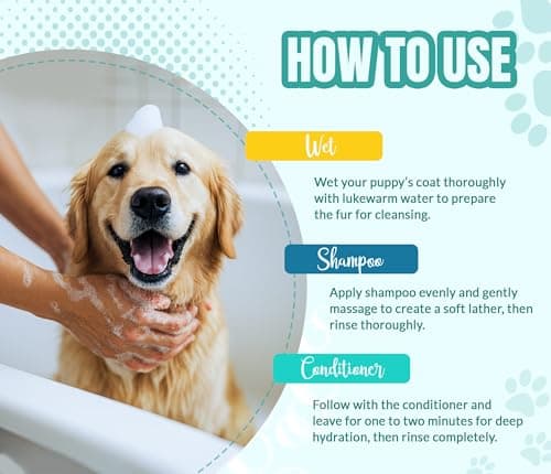ALFIE'S CHOICE Dog Shampoo for Dry Itchy Skin | Calm & Comfort Shampoo and Conditioner Set | 16 fl oz Each | Lavender, Rosemary & Vitamin E | for Sensitive Skin & All Breeds — view 3