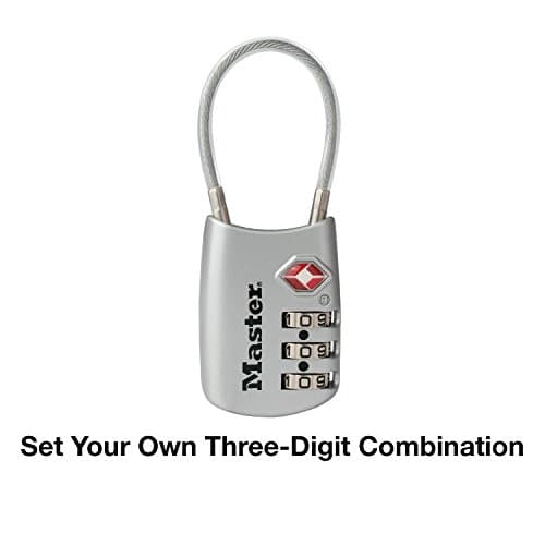 Master Lock 4688D Set Your Own Combination TSA Approved Luggage Lock, 1 Pack, Assorted — view 3