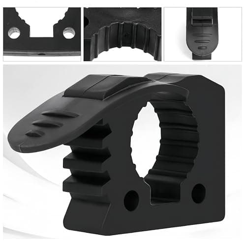 Shovel Holder, 4 Pcs Non-Slip Rubber Clamp, Vehicle Gear Rack Securing Clamps, Quick Release Rubber Clamps Mount Shovel Axe Holder Mount for Diameter Tools 3-4cm
