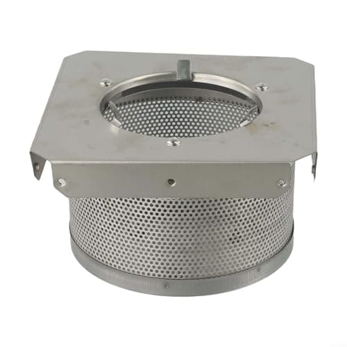 Stainless Steel 4-Sided Pyramid Patio Heater Emitter Screen and Base Replacement for Glass Tube Propane Heaters, 7in Diameter x 5.2in Height, Compatible with Most Brands(7cm)